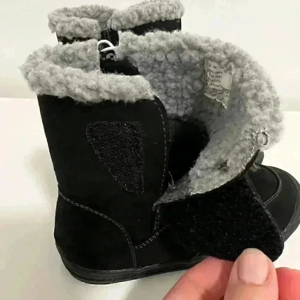 Nordstrom Rack Kids Dane Faux Shearling Lined Boots